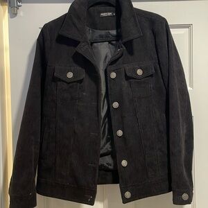 Black corduroy jacket